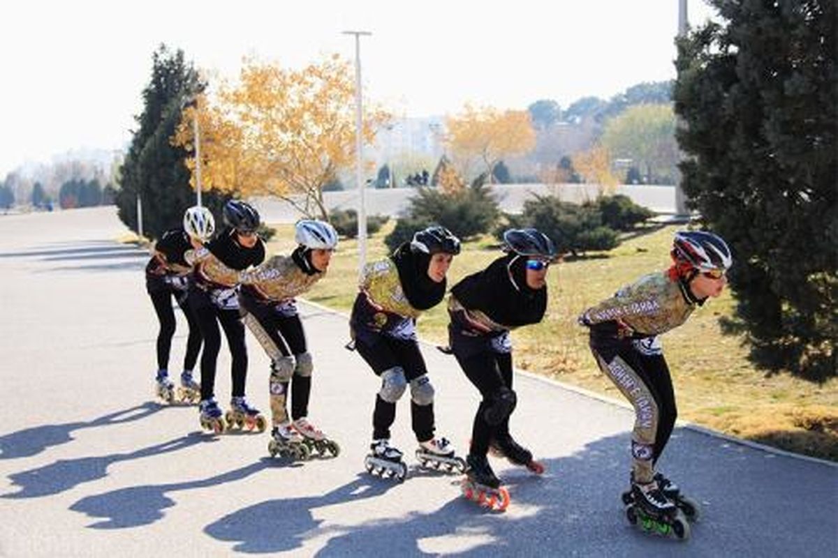 تیم اسکیت نقش جهان اصفهان در رقابت های اسکیت سرعت خوش درخشید