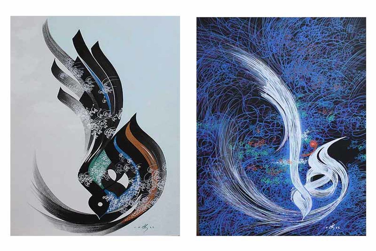 حضور دو اثر هنرمند یزدی در نمایشگاه بین المللی آثار هنری بیروت