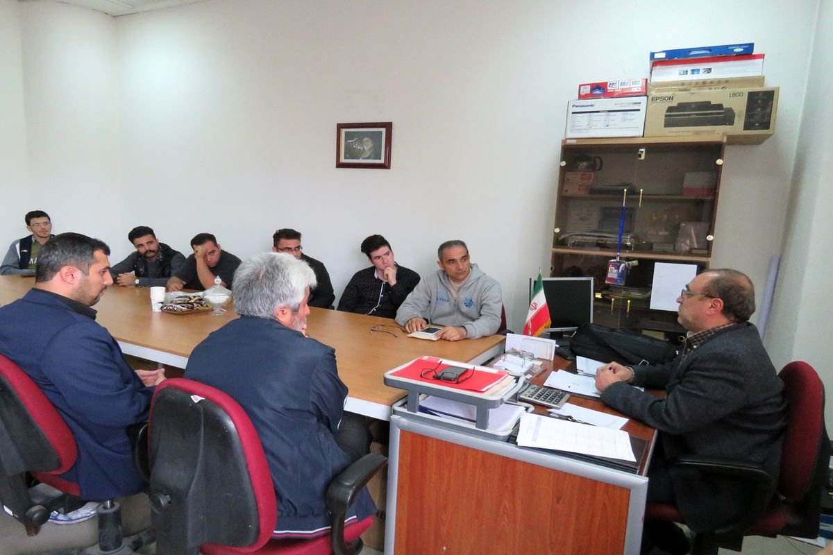 برگزاری جلسه هماهنگی رییس هیئت والیبال آذربایجان غربی با لیدرهای باشگاه شهرداری ارومیه