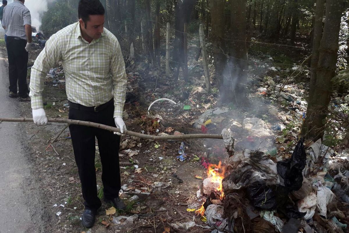 پاکسازی جنگل بونده در محمودآباد