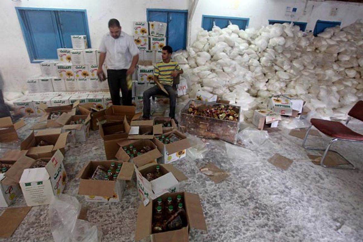 ارسال کمک های غذائی فاسد به سوریه
