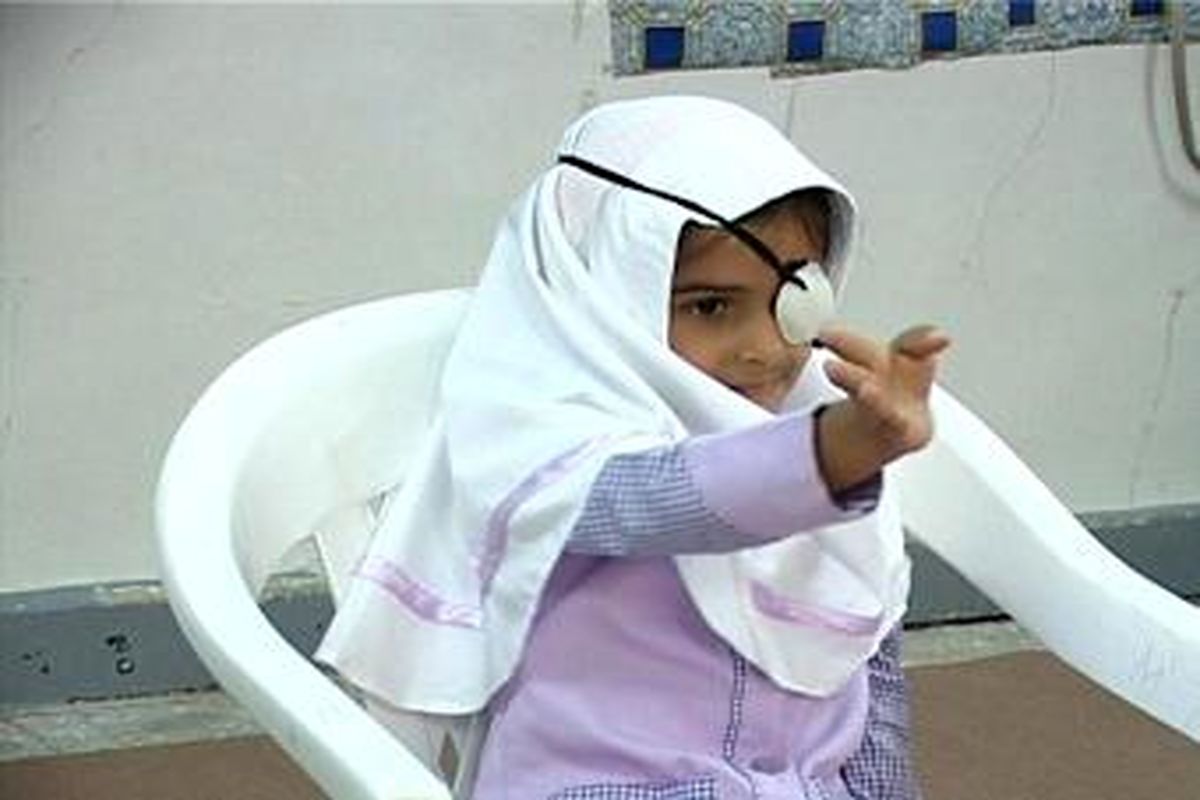زنگ نمادین طرح پیشگیری از تنبلی چشم در مهدهای کودک شیراز زده شد
