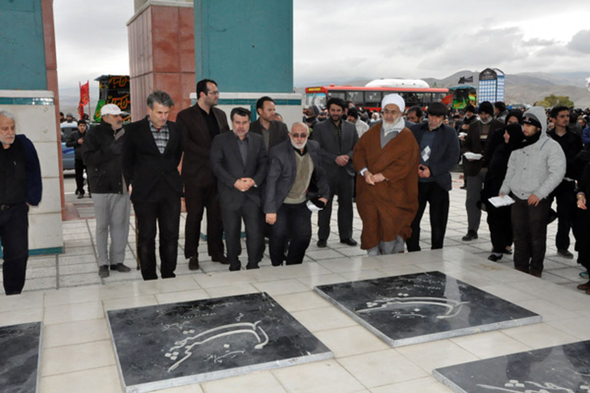 مراسم پیاده روی اربعین حسینی در قزوین برگزار شد