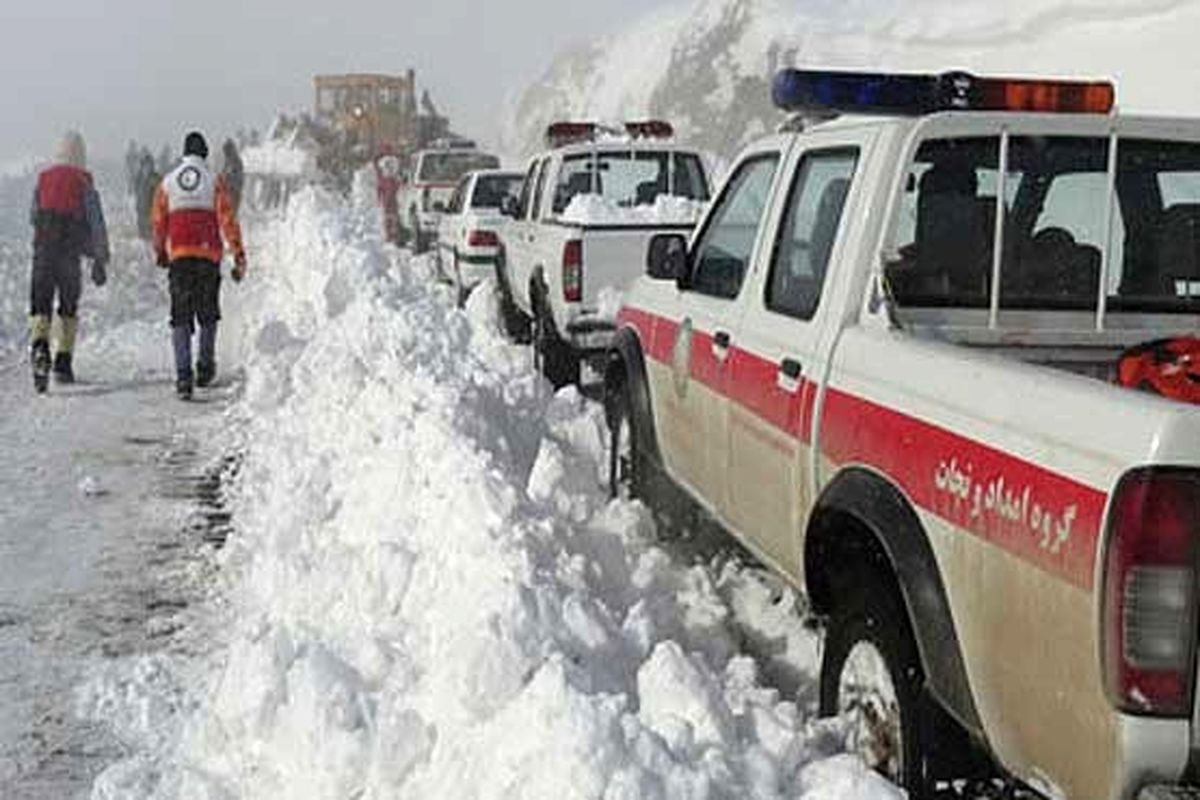 آماده‌باش امدادگران در ۱۲ استان به علت احتمال بارش برف و کولاک