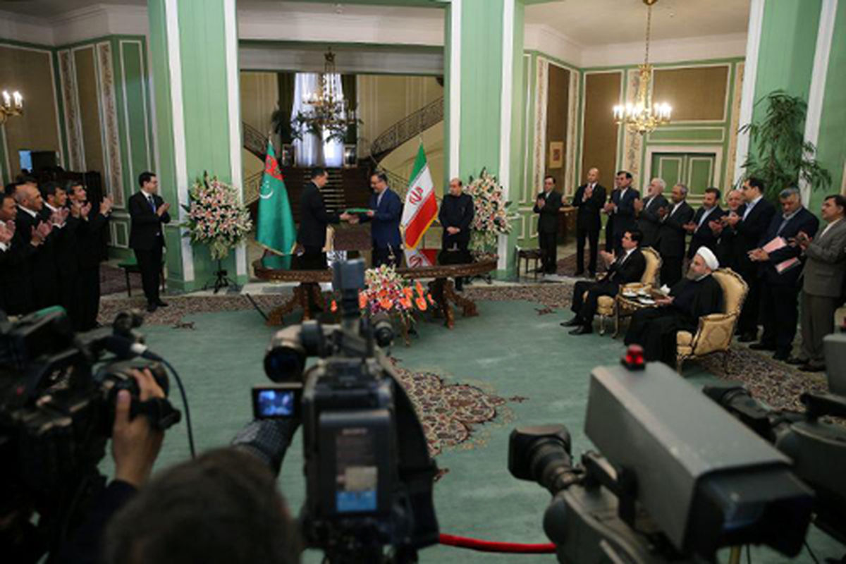 با حضور رییس‌جمهوری سند همکاری‌های مشترک ورزشی میان ایران و ترکمنستان به امضا رسید