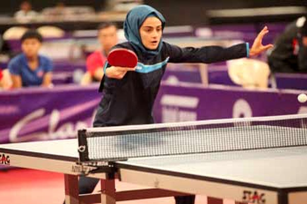 دختر البرزی به عضویت تیم ملی تنیس روی میز بزرگسالان درآمد