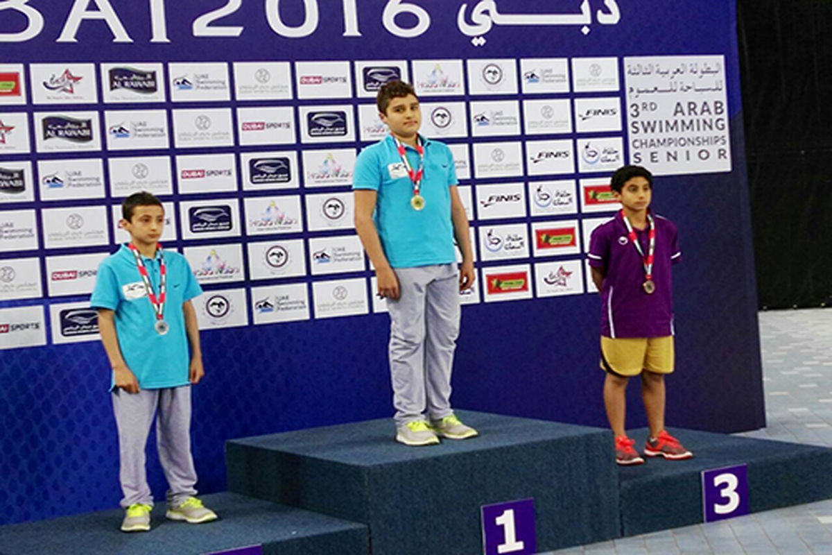 سومین طلای شنای پایتخت در دوبی صید شد