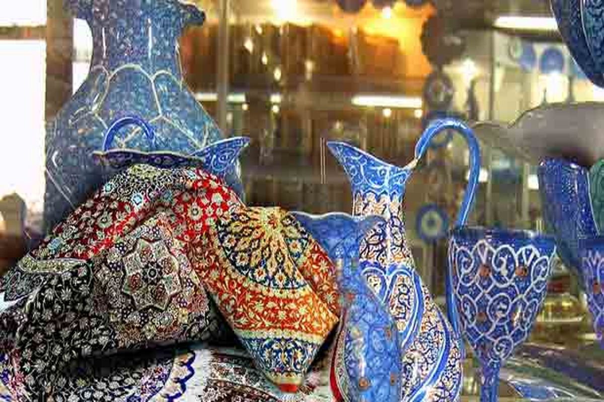 نمایشگاه صنایع دستی در کاروانسرای شاه عباسی ری
