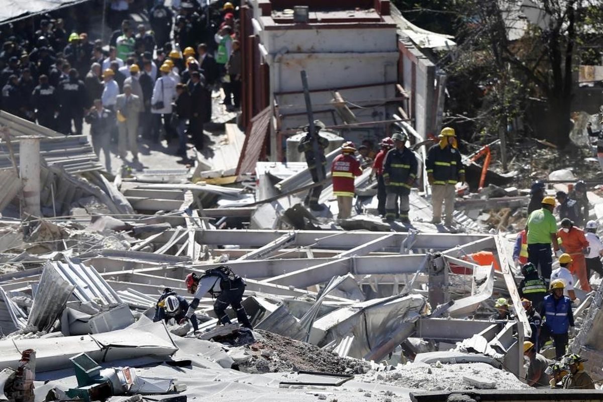 انفجار در مکزیک ۲۹ کشته برجای گذاشت