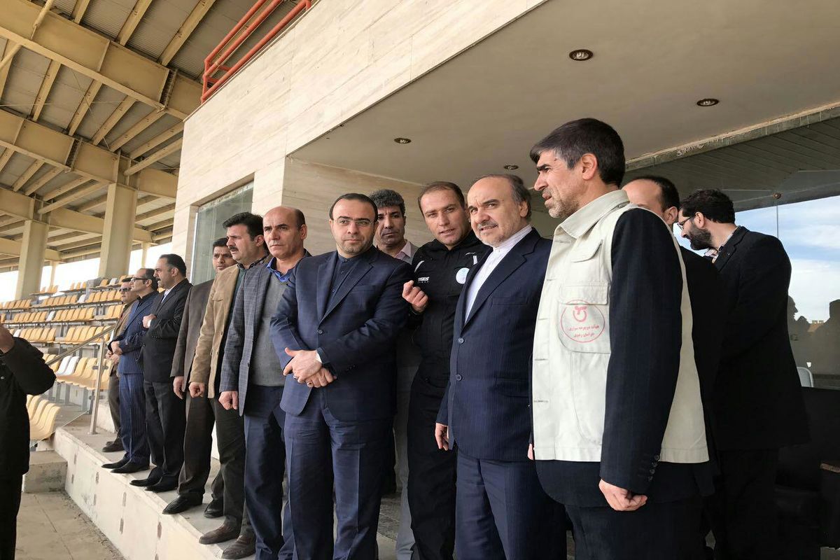 سلطانی فر از ورزشگاه ثامن الائمه مشهد بازدید کرد