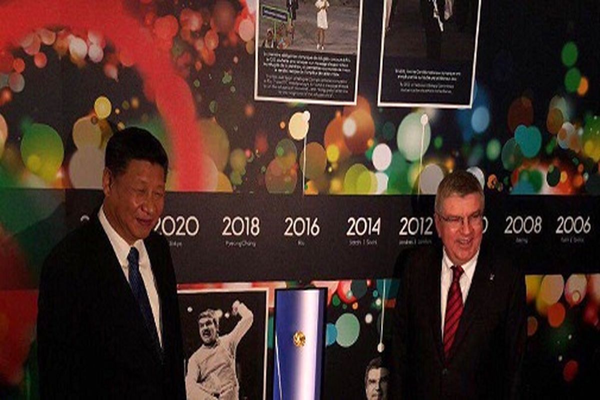 دیدار رییس جمهور چین و توماس باخ