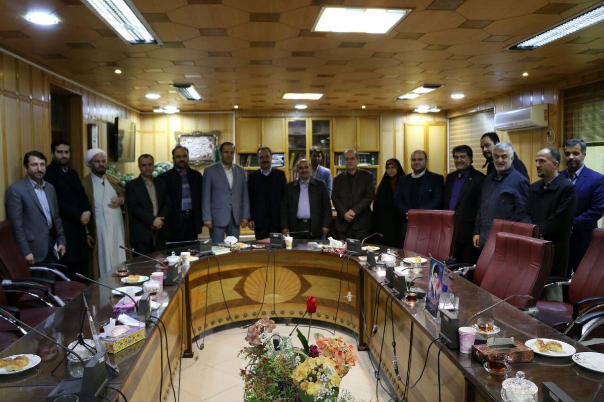 اعضای شورای شهر رشت با فرماندار جدید شهرستان رشت دیدار کردند