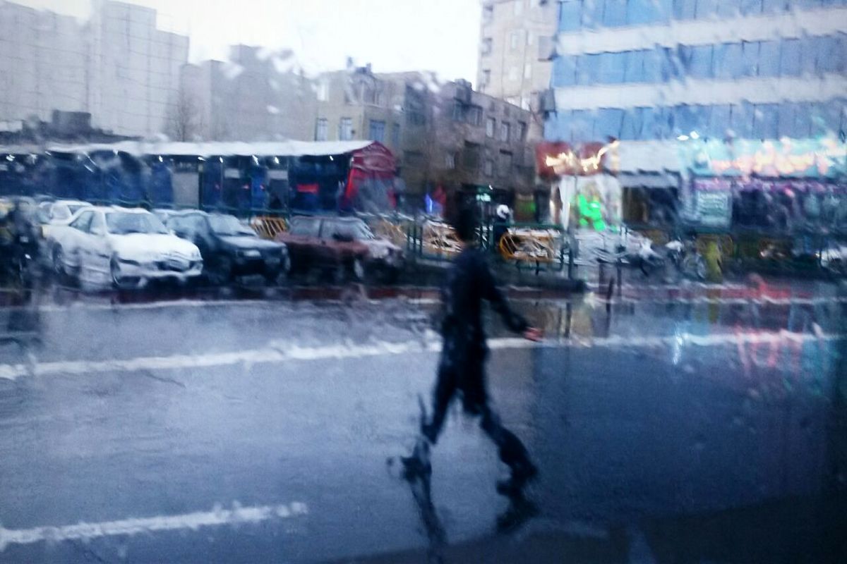 تهران بار دیگر بارانی شد