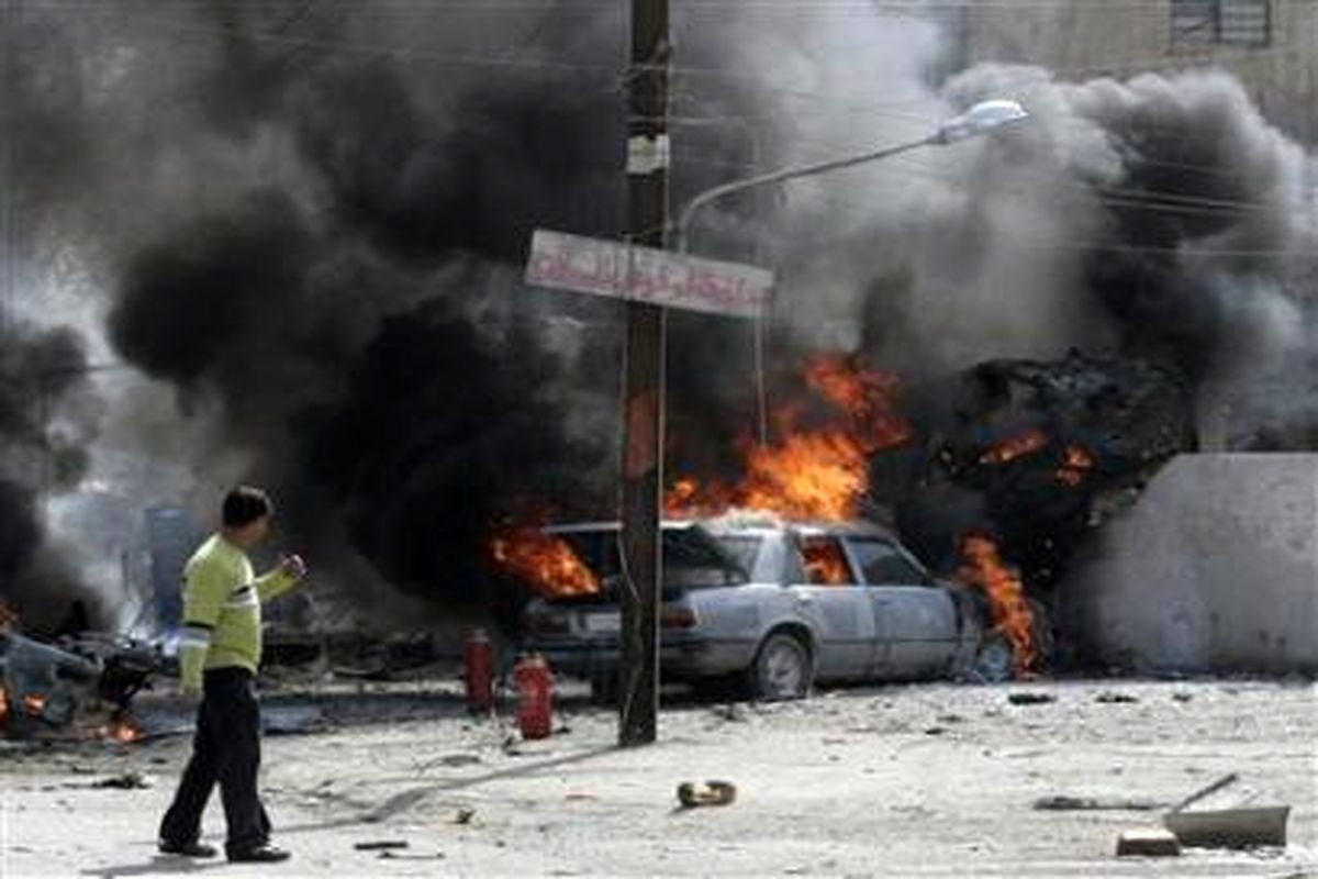 انفجار یک خودروی بمب‌گذاری شده در جنوب بغداد
