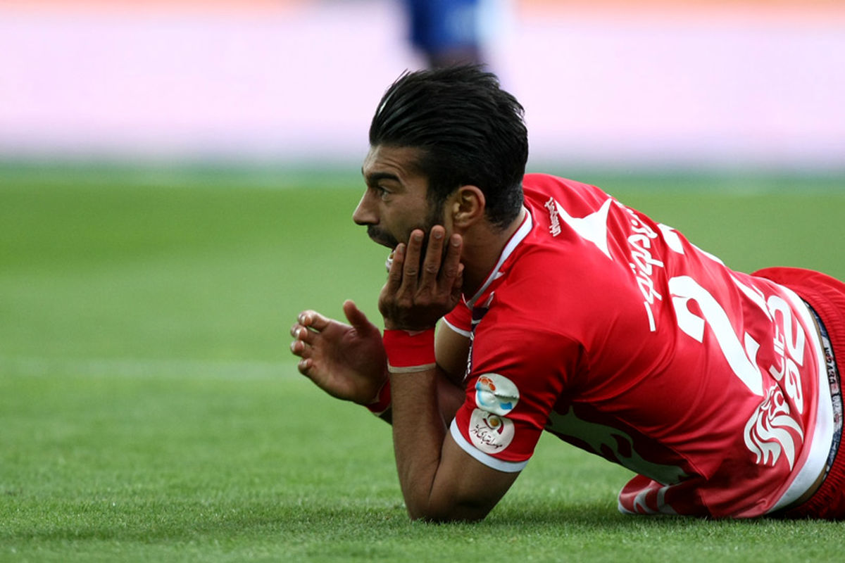 رضاییان علت غیبتش در تمرین پرسپولیس را اعلام کرد+عکس