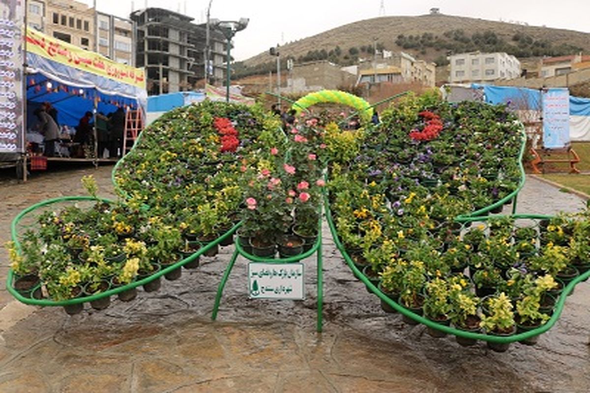 جشنواره گل و گیاه در پارک آی تی سنندج افتتاح شد