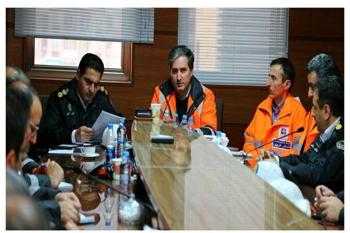 جلسه شورای راهداری و حمل و نقل جاده ای قزوین تشکیل شد
