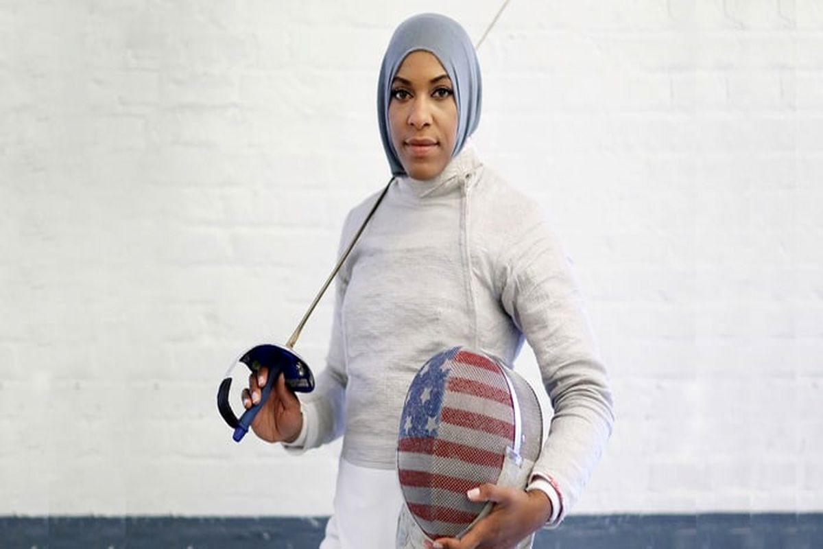 علاقه بانوی ورزشکار آمریکایی به حجاب +عکس