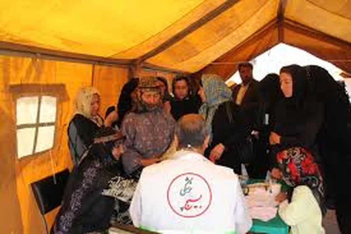 معاینه رایگان ۲۰ هزار نفر در مناطق محروم و دور دست استان خراسان شمالی توسط گروه های اعزامی بسیج جامعه پزشکی
