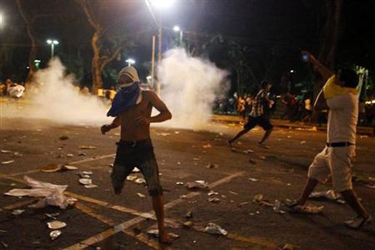 ۱۱ منطقه برزیل در اشغال معترضان