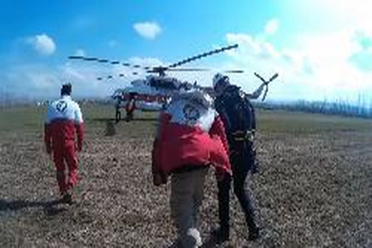 اعزام یک فروند بالگرد ۴۱۲ برای جست‌وجوی کوهنورد مفقودی