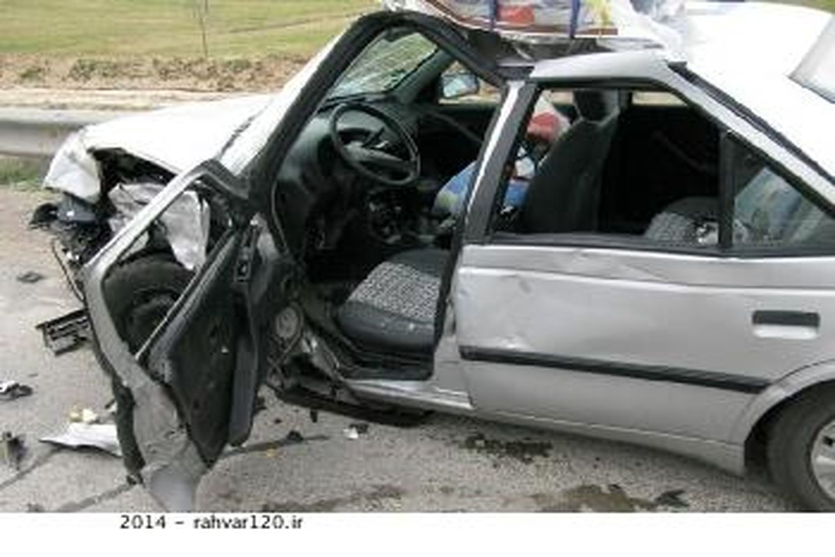 واژگونی خودروی پژو ۴۰۵، یک کشته و ۴ مجروح