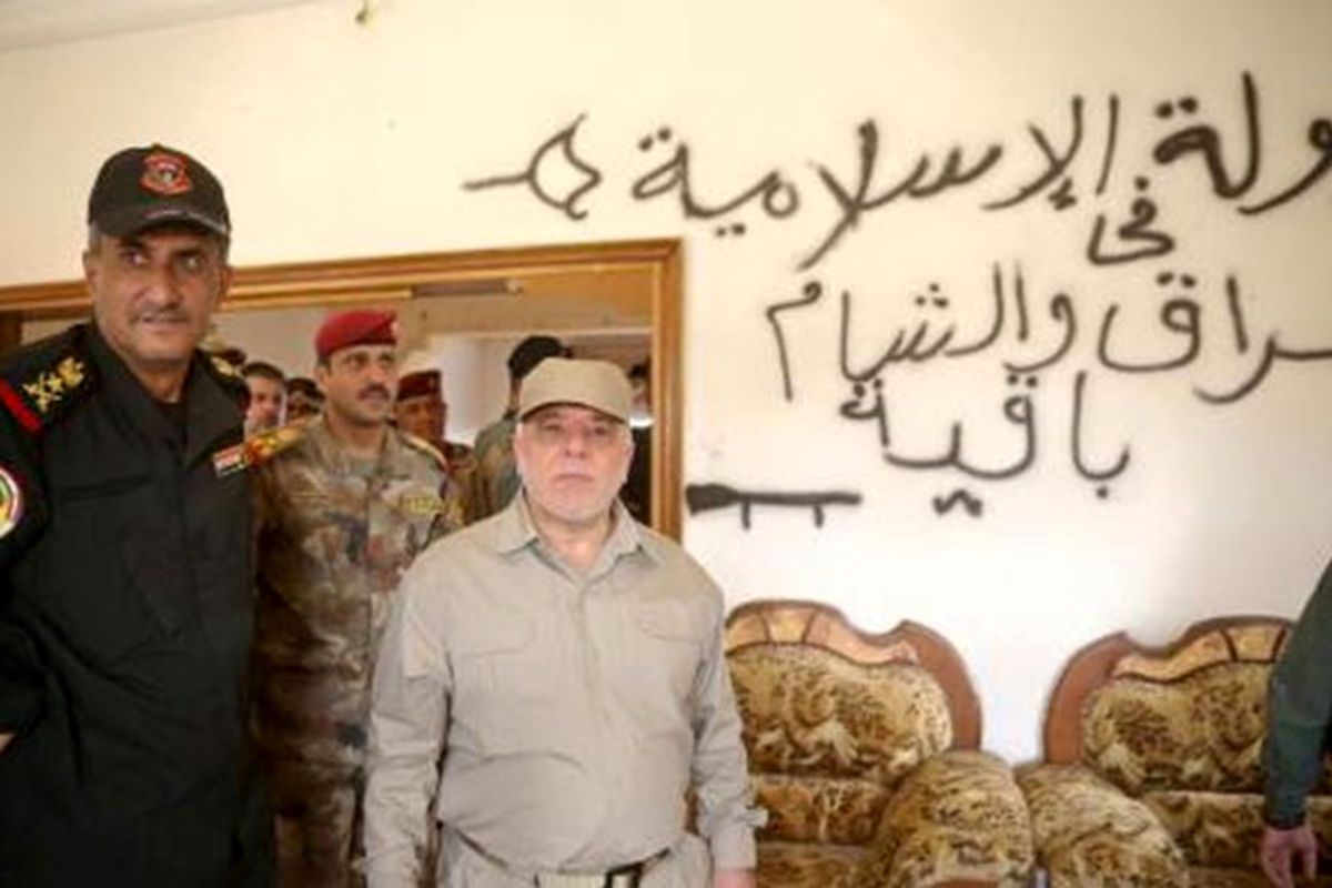 نخست وزیر عراق وارد فلوجه شد
