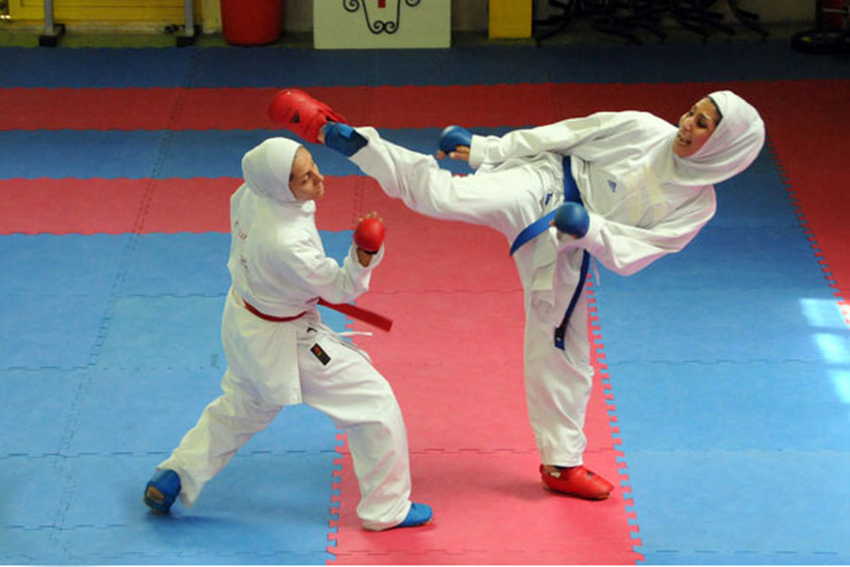 حضور کاراته کای گیلانی در اردوی تیم ملی کاراته بانوان