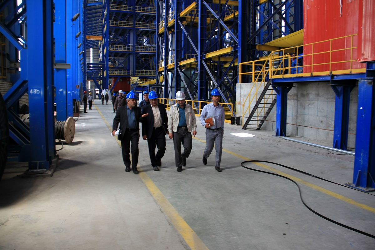 بهره‌برداری از بزرگترین کارخانه تولید ورق گالوانیزه خاورمیانه