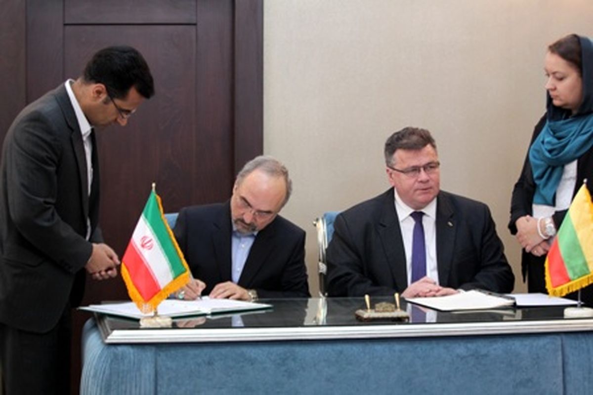 امضای موافقتنامه همکاری های اقتصادی ایران و لیتوانی
