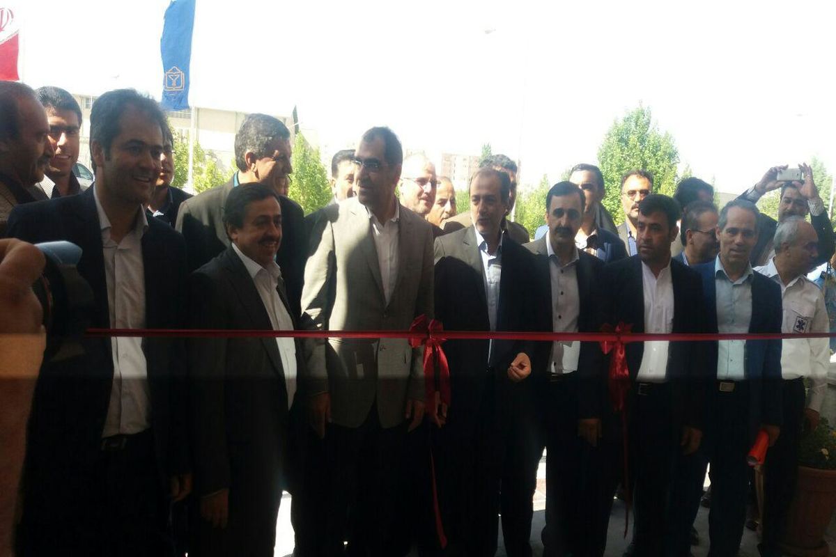 افتتاح مرکز سوختگی بیمارستان امام علی(ع) بجنورد با حضور وزیر بهداشت