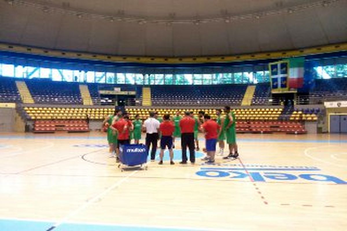 آخرین تمرین تیم ملی بسکتبال پیش از دیدار با یونان