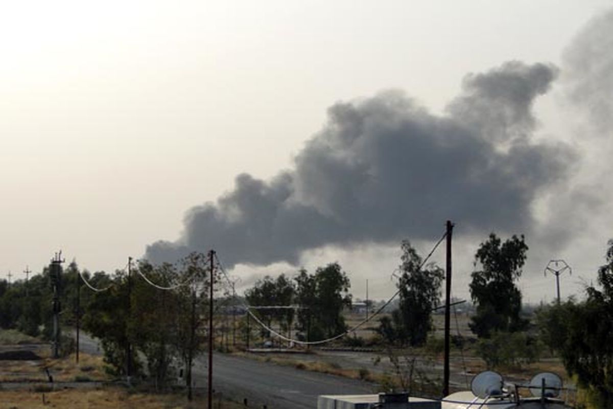 اصابت راکت به کمپ استقرار منافقین در عراق