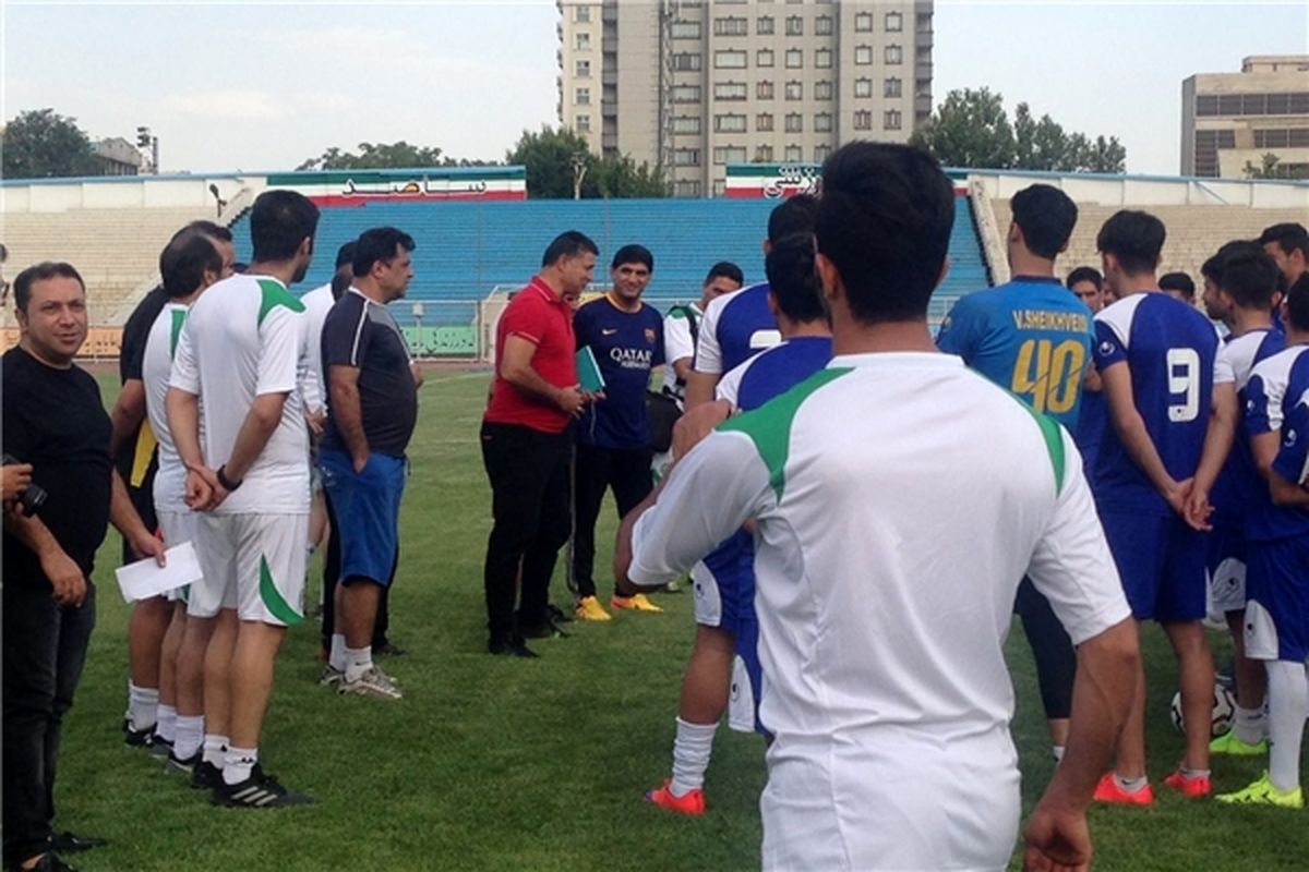 مراسم معارفه دایی به عنوان سرمربی جدید نفت برگزار شد