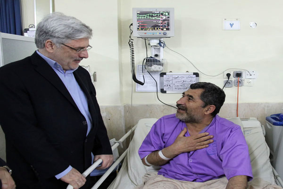 بازدید مدیرعامل سازمان تامین اجتماعی از بیمارستان شهید دکتر لواسانی