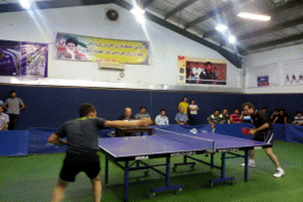 برگزاری مسابقات تنیس روی میز در آستانه اشرفیه
