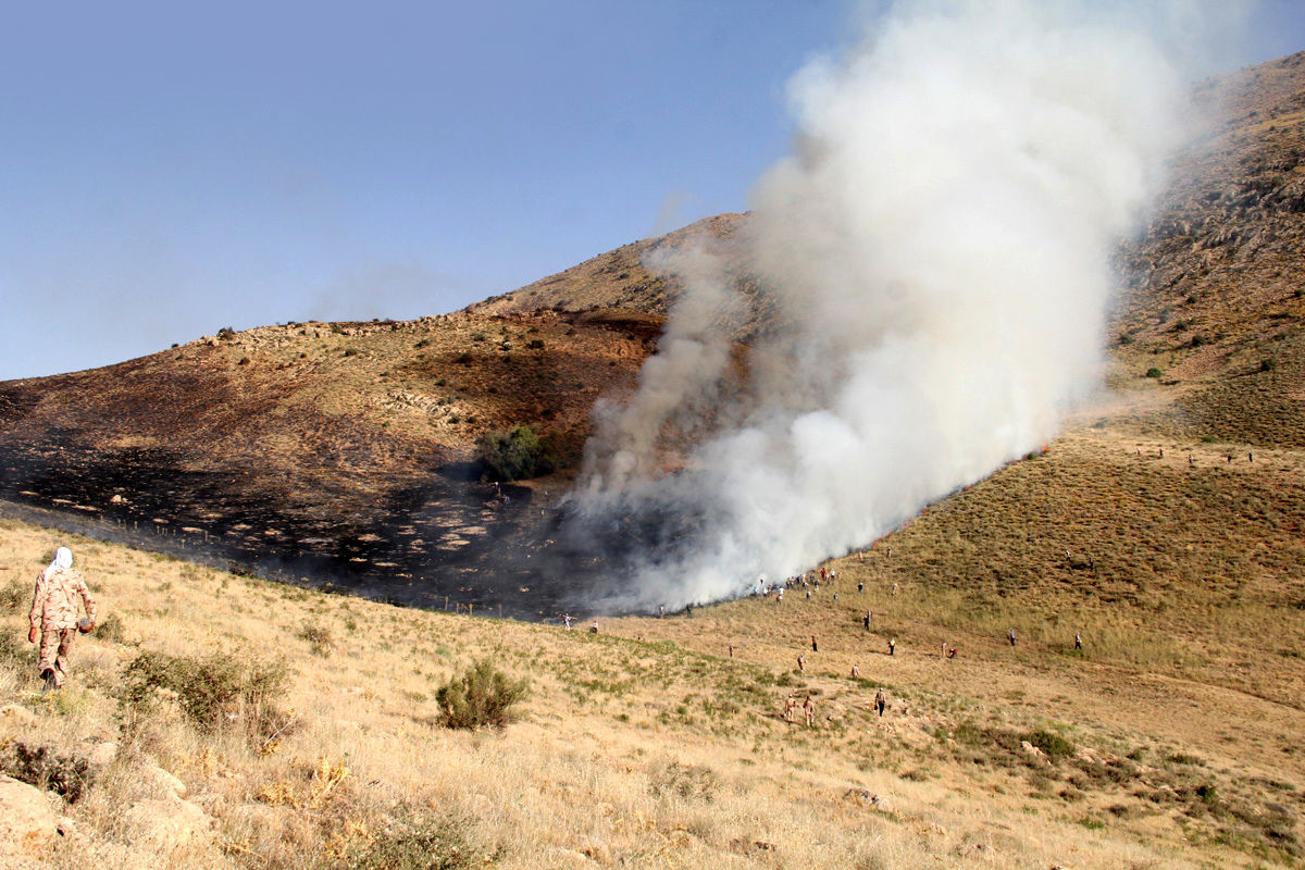 آتش سوزی مراتع شهرستان کوثر مهار شد