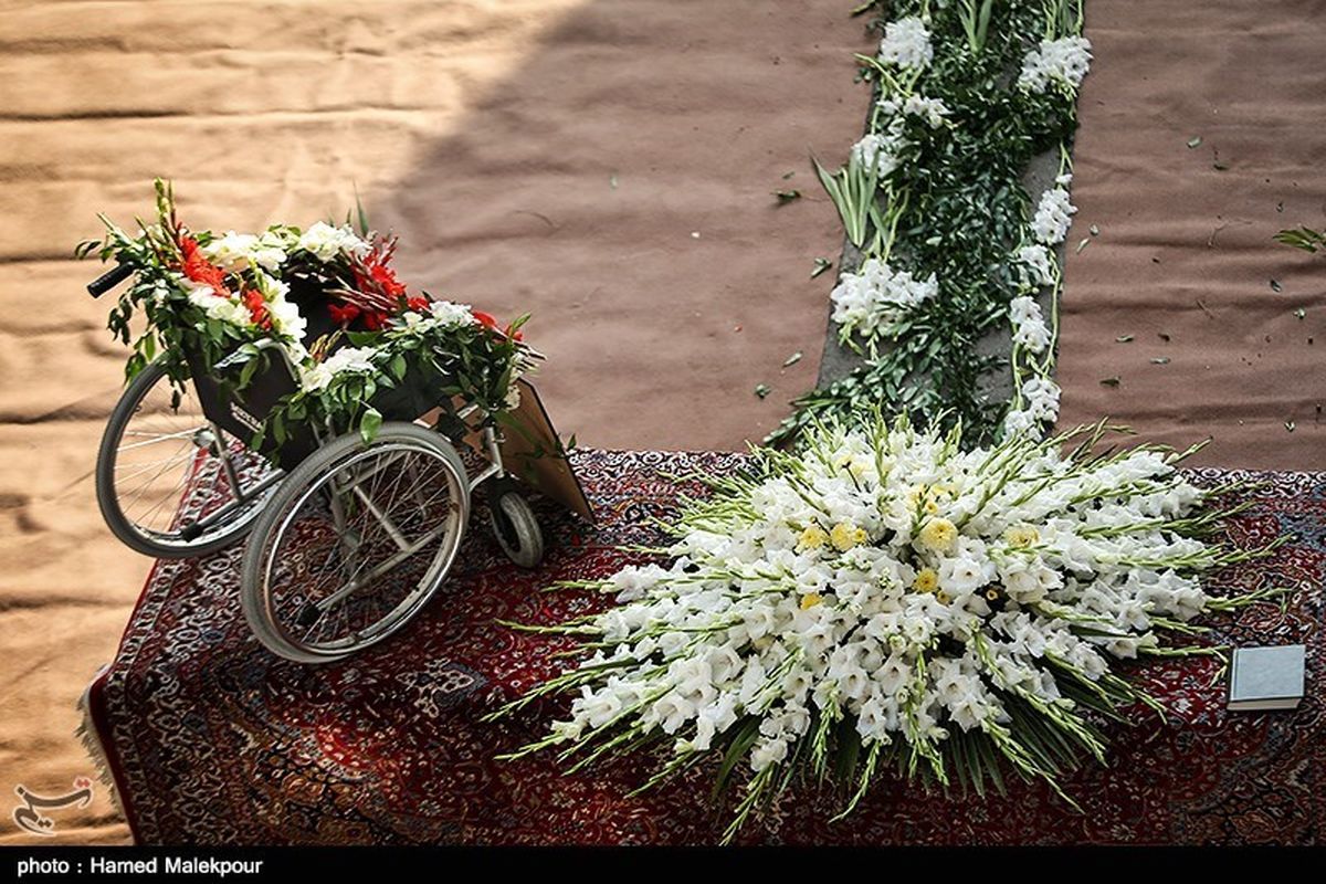 مراسم گرامیداشت سومین روز شهادت جانباز ۷۰ درصد در اردبیل برگزار شد