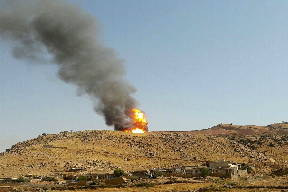 مهار ۱۰۰ درصدی آتش سوزی در خطوط لوله پلی اتیلن پران پرویز پلدختردر کمتر از ۴ ساعت /۱۲ نفر مصدوم سطحی