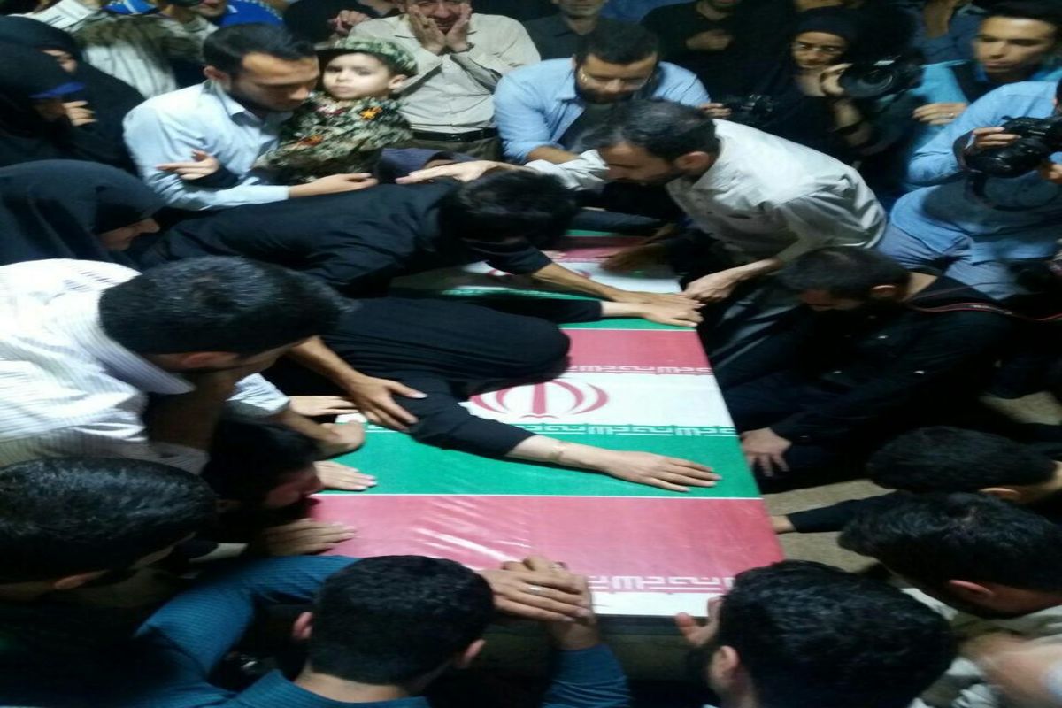 وداع با شهید مداقع حرم «محمود نریمانی» در معراج شهدای تهران
