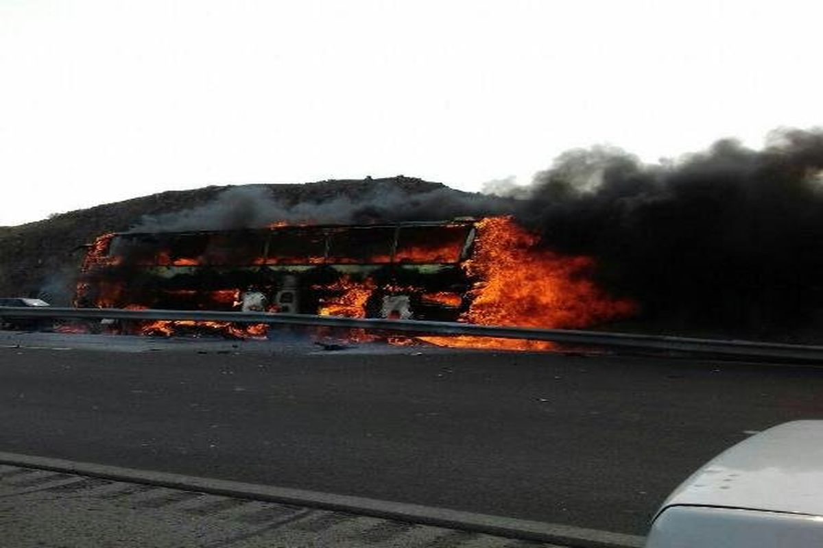 جزییات واژگونی اتوبوس در جاده چالوس