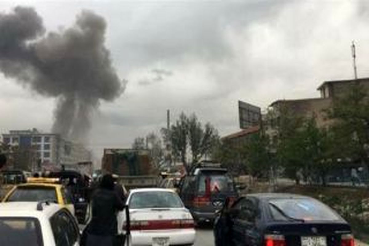 انفجار در نزدیکی سفارت آمریکا در کابل