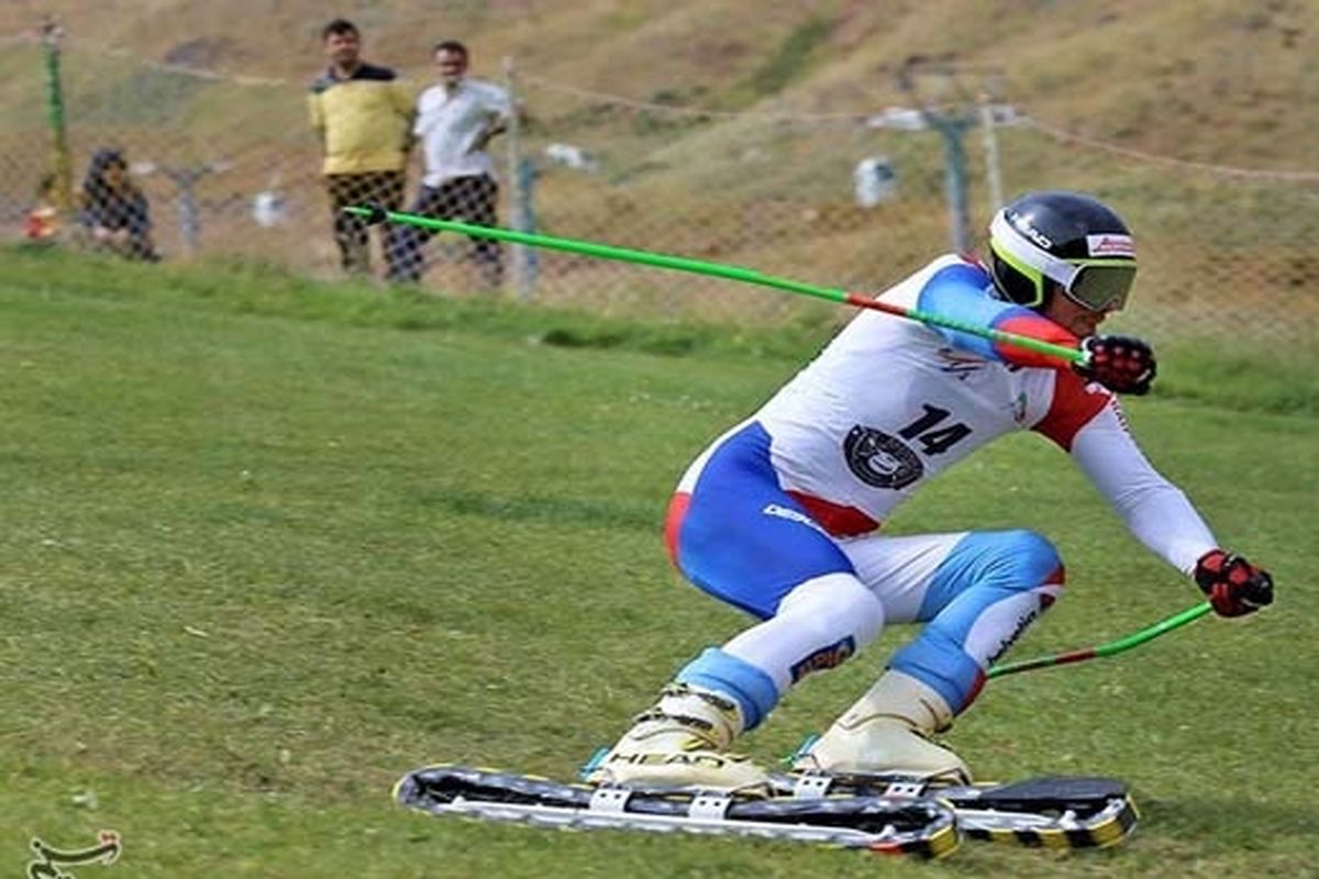 طراح اتریشی رقابت های اسکی روی چمن دیزین را با حادثه همراه کرد