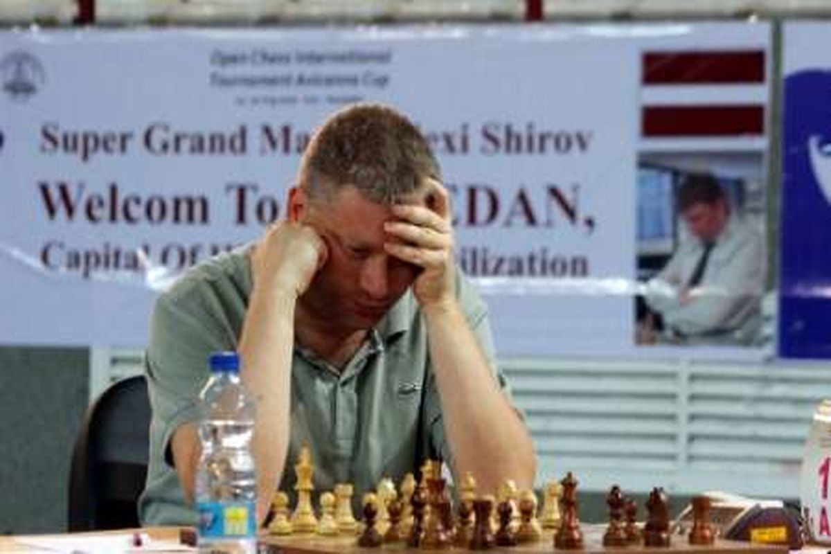 آلکسی شیروف قهرمان شطرنج بین المللی اوپن ابن سینا شد