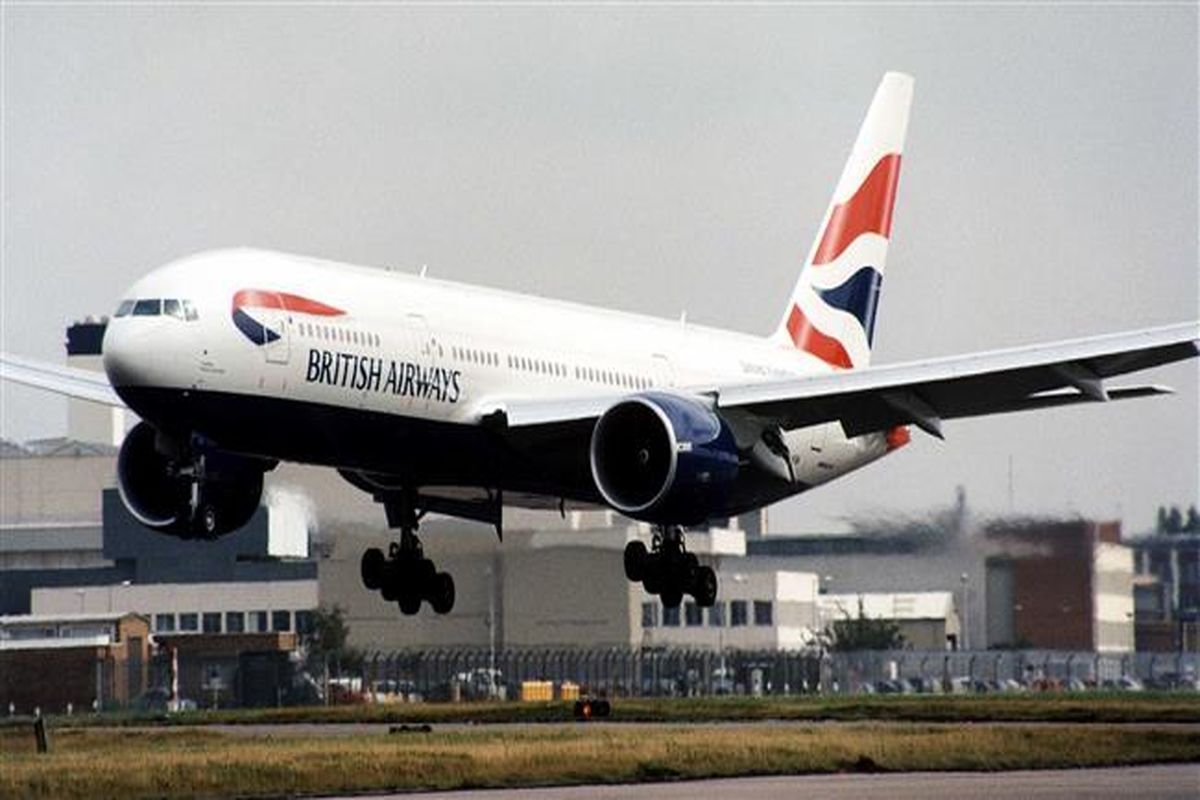 اولین هواپیمای خطوط هوایی بریتانیا در تهران به زمین می نشیند