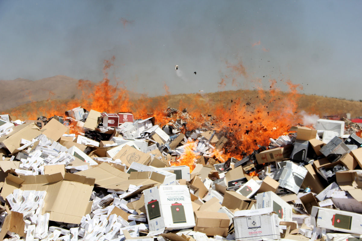 امحای چهارتن کالای قاچاق در خراسان رضوی