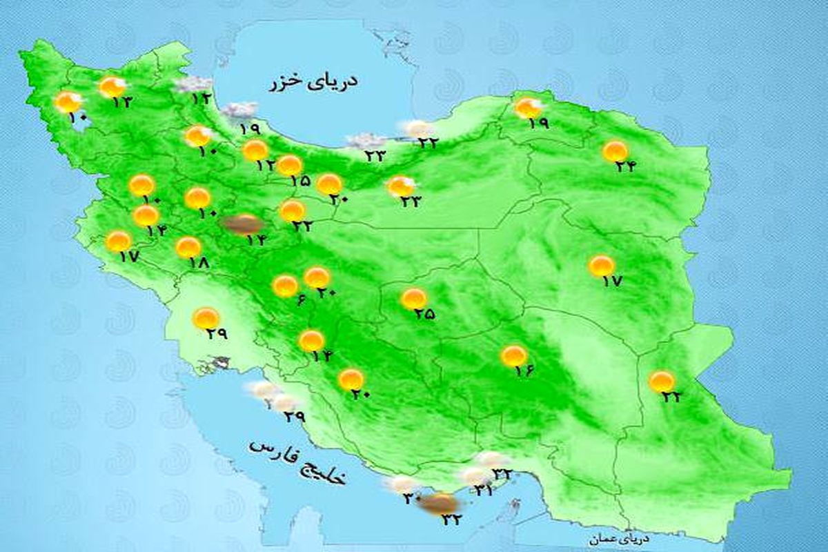 وزش باد نسبتا شدید در ۸استان کشور