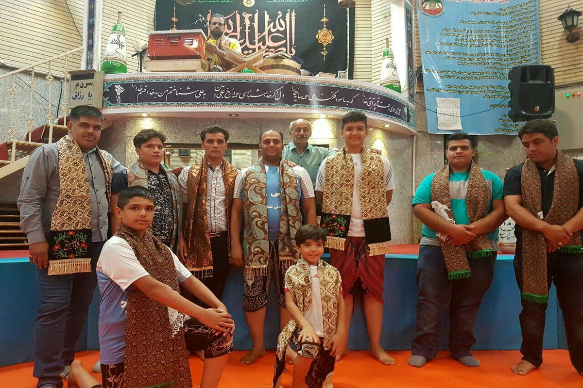 جشن عید سعید غدیر خم در زورخانه شهید عراقی برگزار شد
