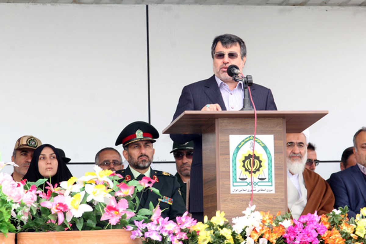 نیروی انتظامی در تامین امنیت سفر دولت به قزوین نقش اساسی داشت