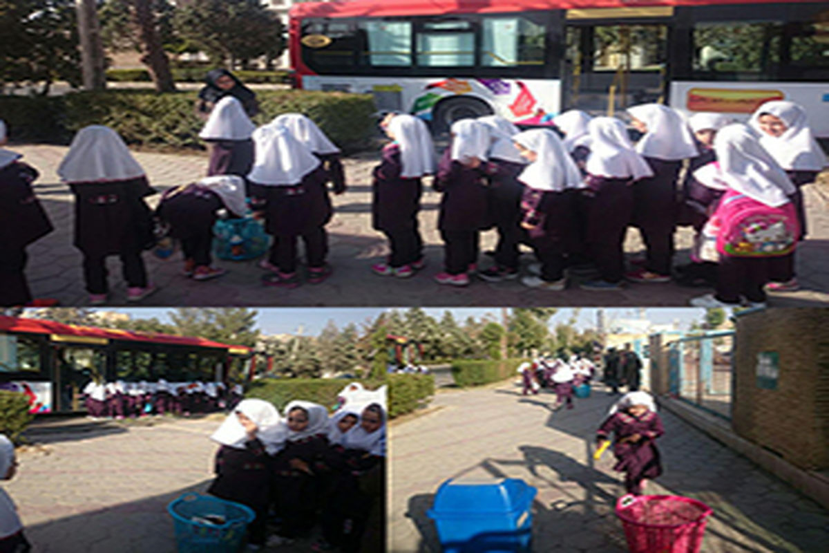 طرح آموزشی اتوبوس بازیافت در قزوین راه اندازی شد